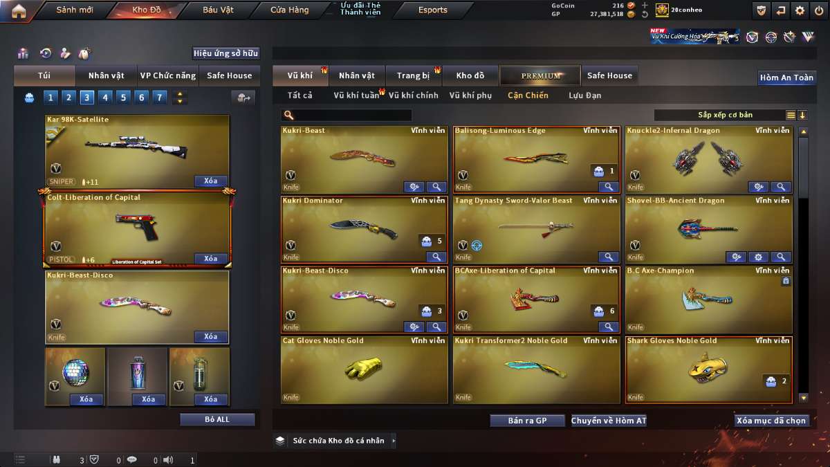 shop acc cf uy tin gia re